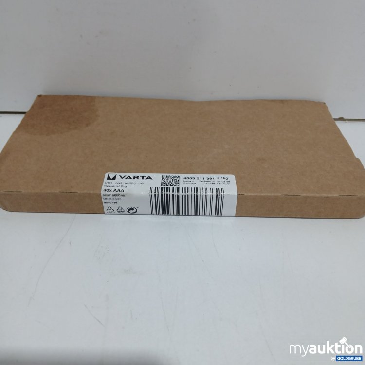 Artikel Nr. 952248: Varta LR03 AAA 40 Stück 