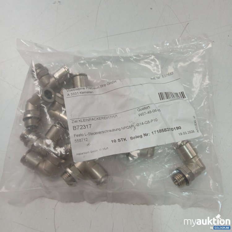 Artikel Nr. 993248: Festo L-Steckverschraubung B72317 10Stk