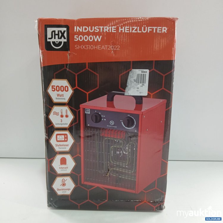Artikel Nr. 360249 Artikel Nr. 360249: SHX Industrie Heizlüfter 5000W SHX310HEAT2022