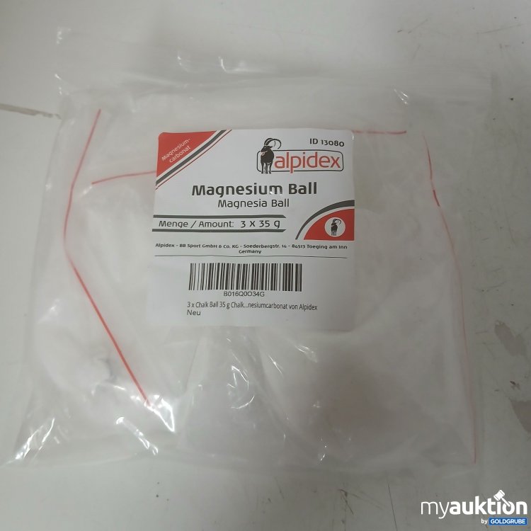 Artikel Nr. 399249 Artikel Nr. 399249: Alpidex Magnesium Ball 3x35g