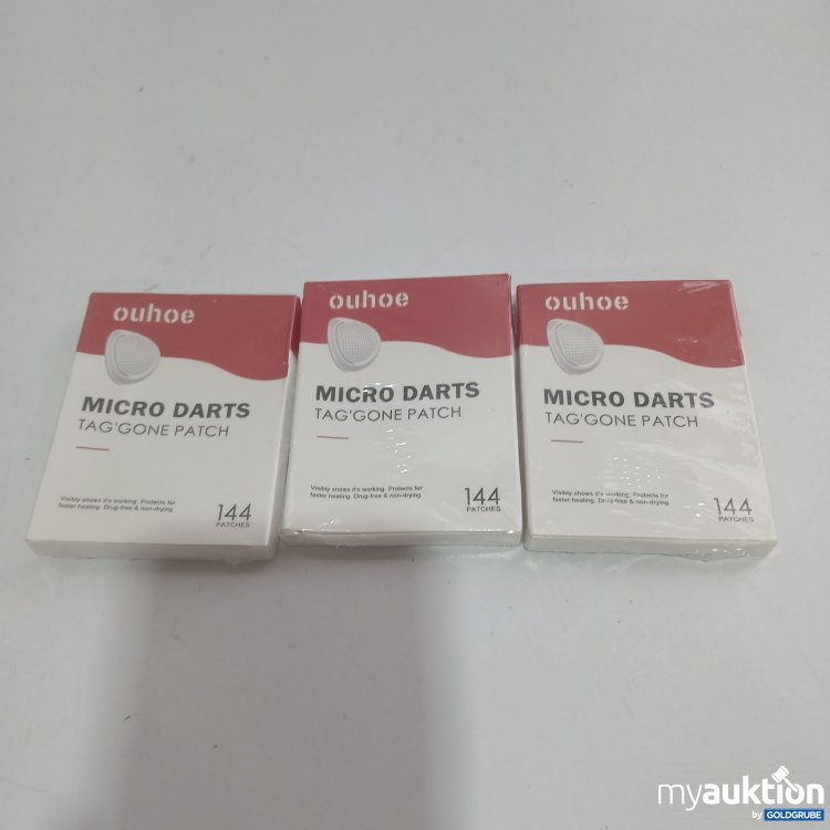 Artikel Nr. 518249: Ouhoe Micro Darts Tag'gone Patch 3er Pack x144 Stück 