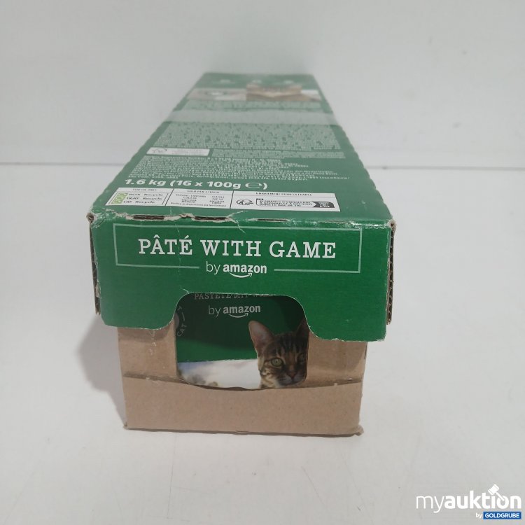 Artikel Nr. 873249: Amazon Katzenfutter Pastete mit Wild 16x100g