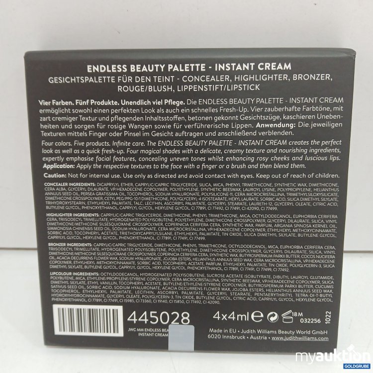 Artikel Nr. 904249: Judith Williams Beauty Palette 4x4ml 