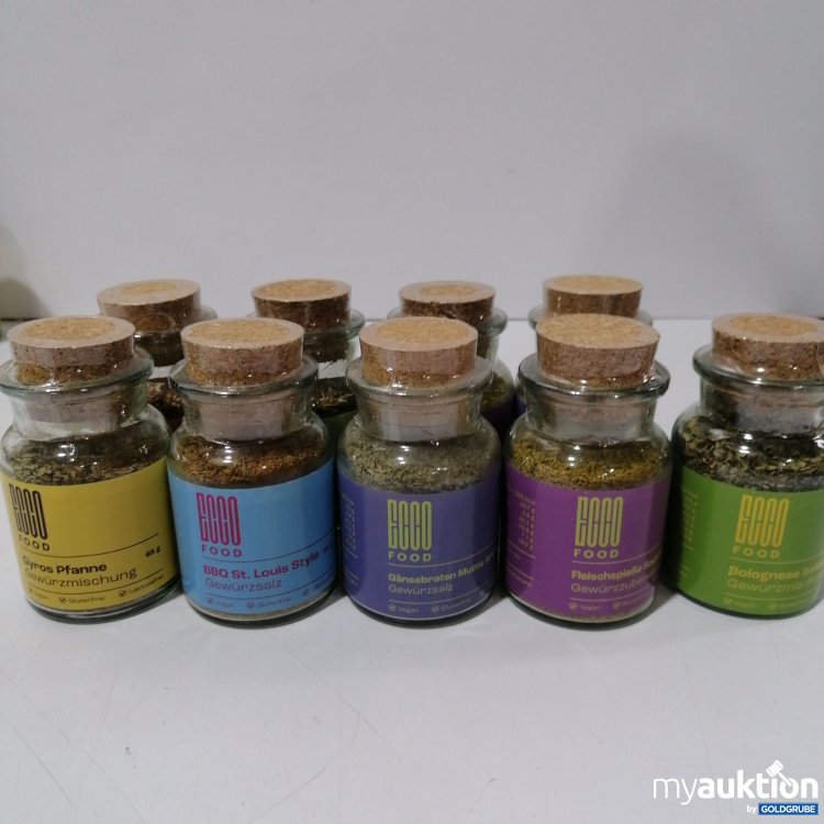 Artikel Nr. 912249 Artikel Nr. 912249: Ecco Food diverse Gewürze 9Stk
