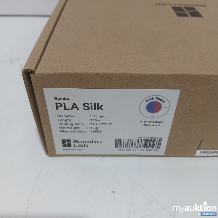 Artikel Nr. 983249 Artikel Nr. 983249: Bambu Lab 3D Printing Filament PlA Silk Midnight Blaze