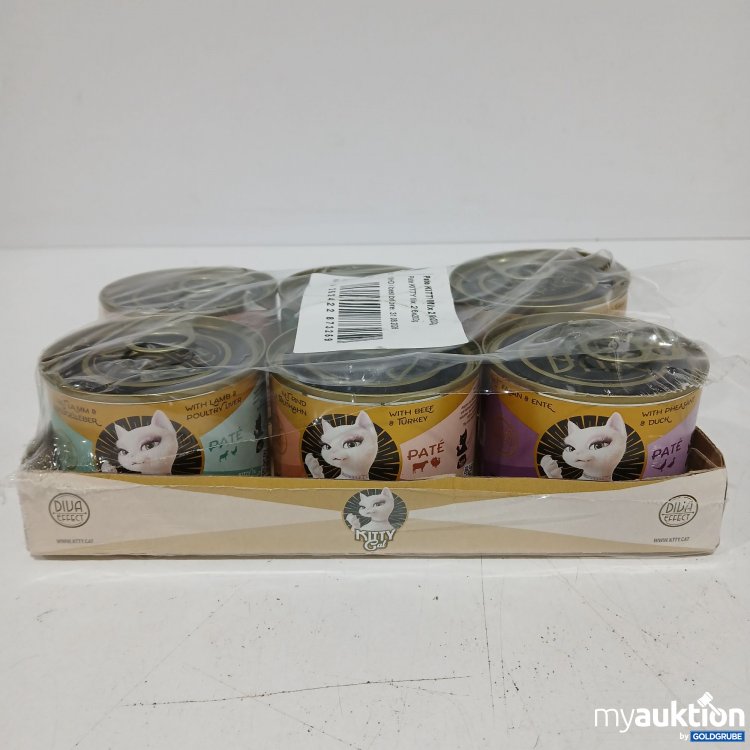 Artikel Nr. 860250: Kitty Cat Pate Katzenfutter versch.Sorten 6x200g