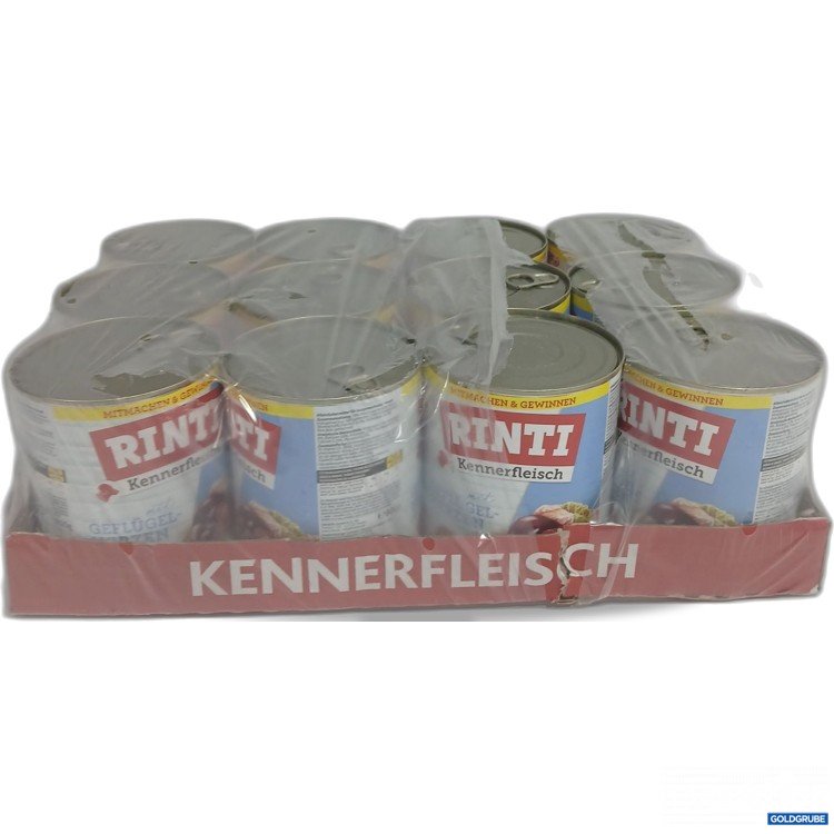 Artikel Nr. 898250: Rinti Kennerfleisch mit Geflügelherzen 12x800g