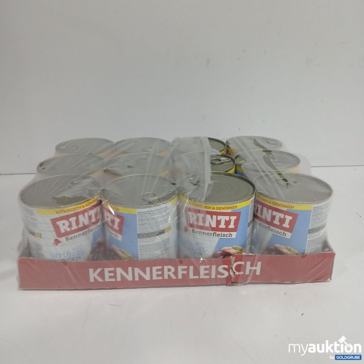 Artikel Nr. 898250: Rinti Kennerfleisch mit Geflügelherzen 12x800g