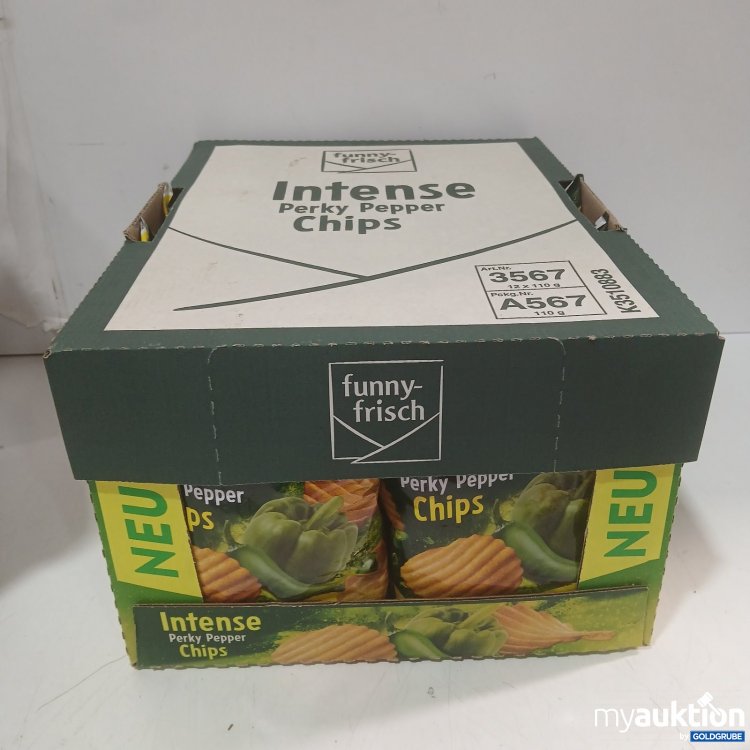 Artikel Nr. 940250: funny-frisch 12 x 110 g Intense Perky Pepper Chips abgelaufen