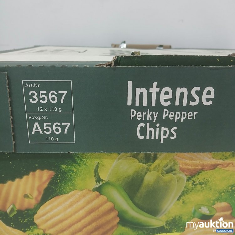Artikel Nr. 940250: funny-frisch 12 x 110 g Intense Perky Pepper Chips abgelaufen
