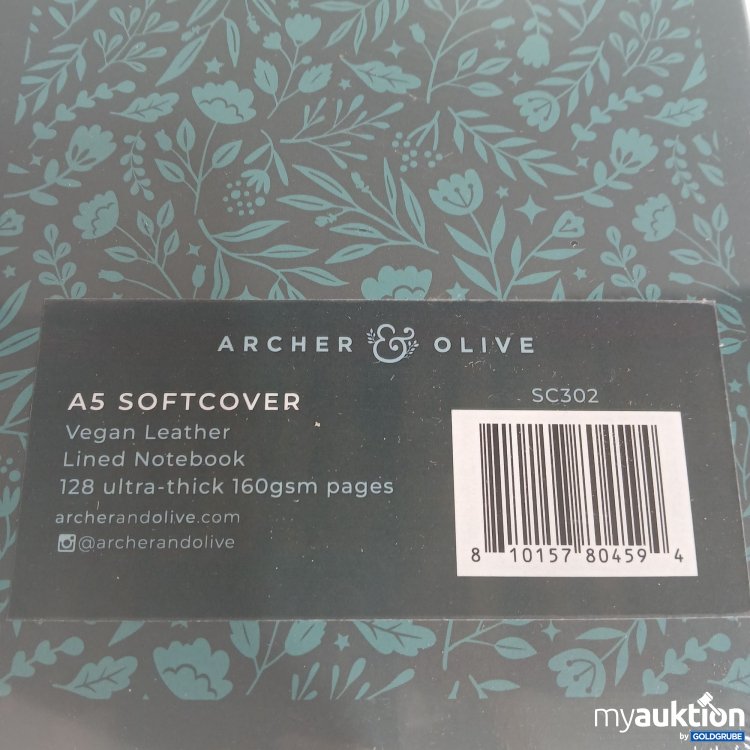 Artikel Nr. 964250: Archer Olive A5 Softcover Vegan Leather 