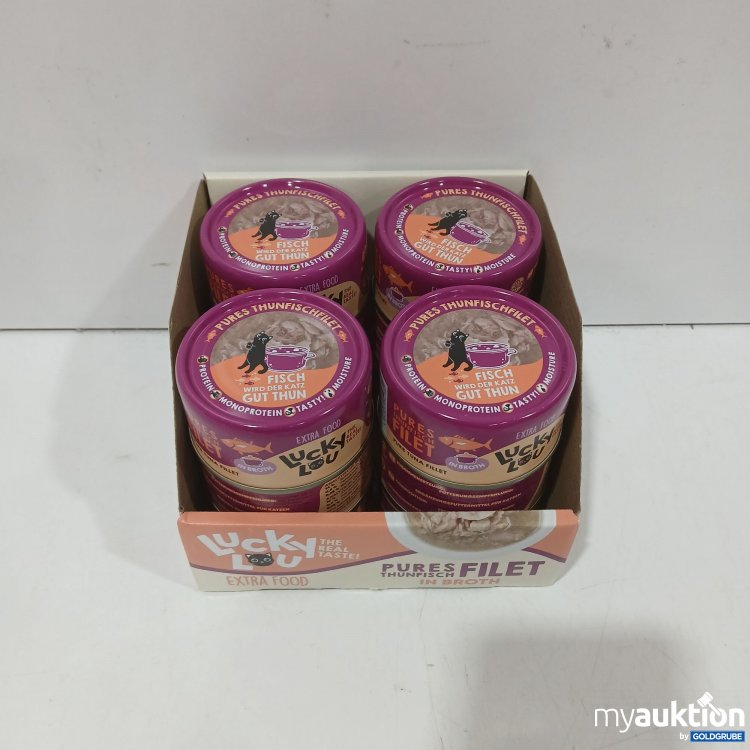 Artikel Nr. 973250: Lucky Lou Extra Food Pures Thunfischfilet in Broth 12×70g