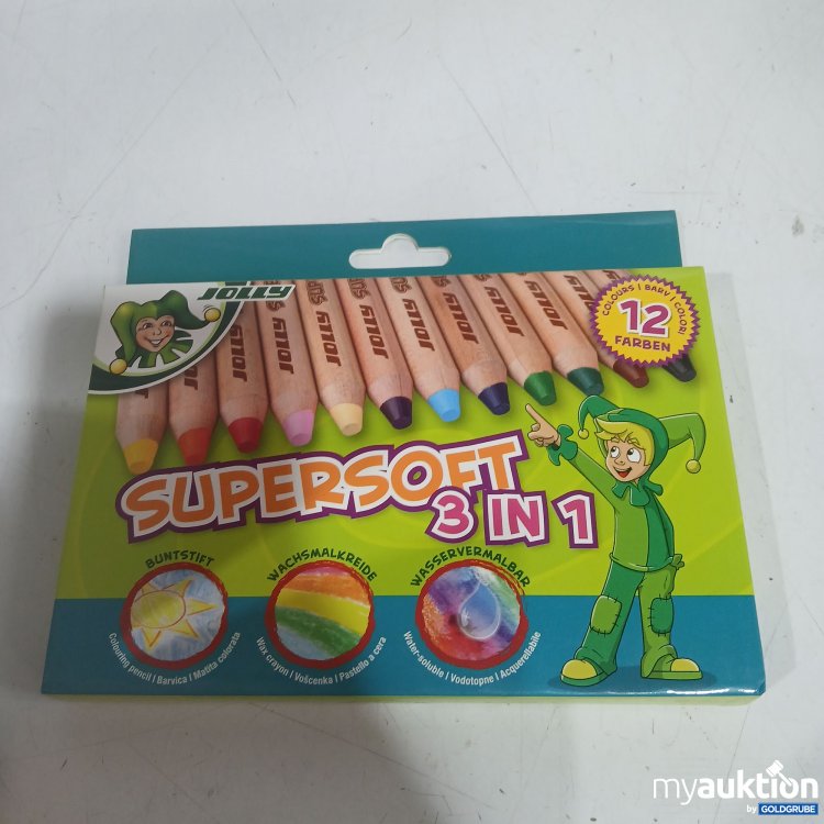 Artikel Nr. 446251 Artikel Nr. 446251: Jolly Supersoft 3in1 Farbstifte 12x