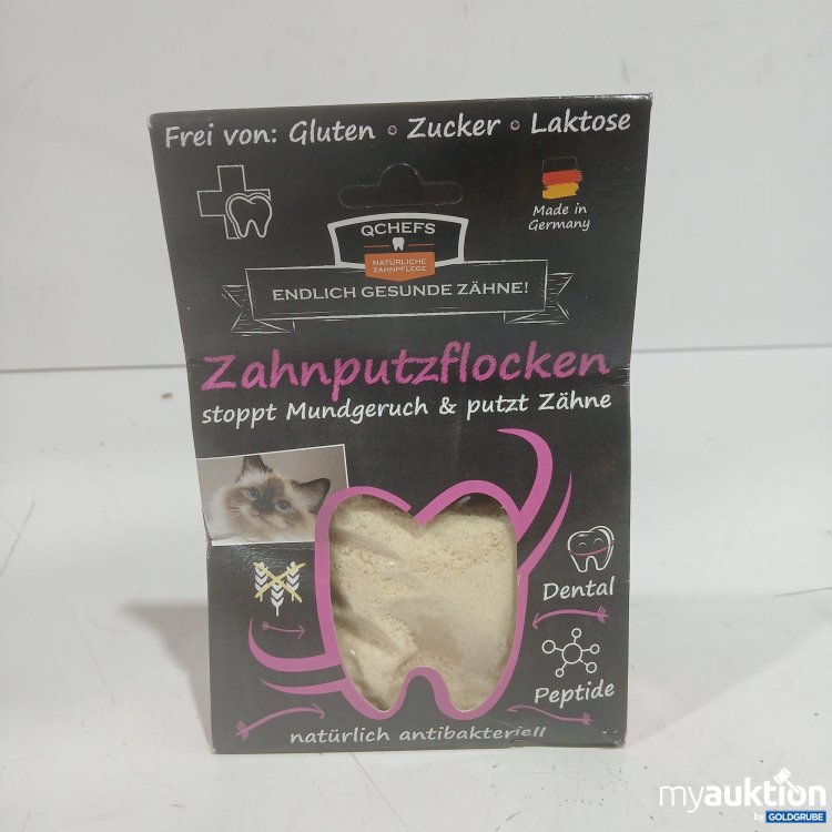 Artikel Nr. 463251: Qchefs Zahnputzflocken für Katzen 80g 