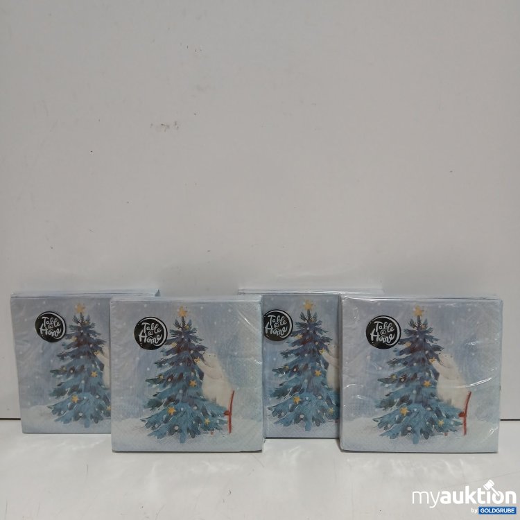 Artikel Nr. 527251 Artikel Nr. 527251: TableHome Papierservietten Weihnachtsbaum Motiv je 20 Servietten 4x33x33