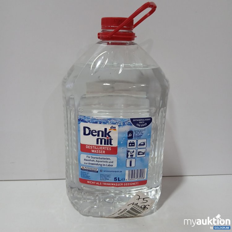 Artikel Nr. 770251: Denk mit Destilliertes Wasser 5l