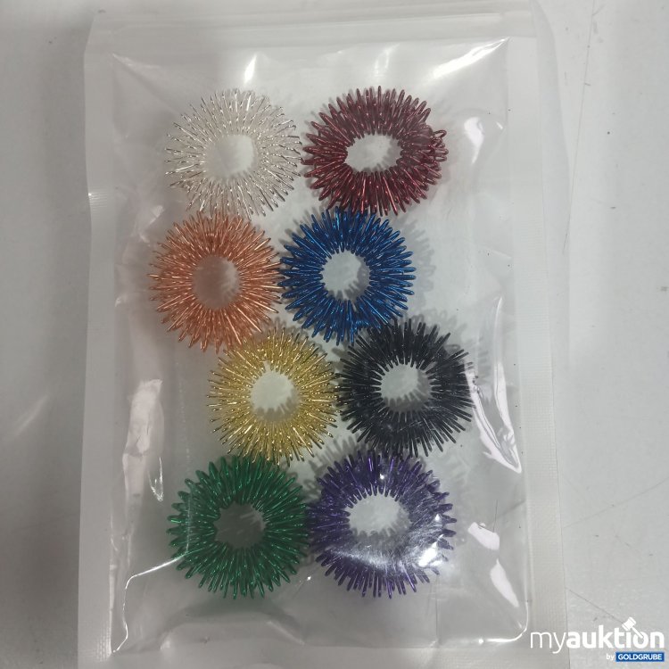 Artikel Nr. 874251: Akupressur-Fingerringe bunt 8Stk