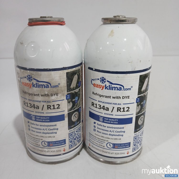 Artikel Nr. 876251 Artikel Nr. 876251: Easy Klima Kältemittel mit Farbstoff R134a/R12 je 170g