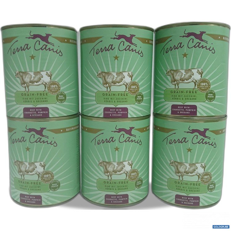 Artikel Nr. 898251 Artikel Nr. 898251: Terra Canis Hundefutter Rind mit Zucchini 6x800g