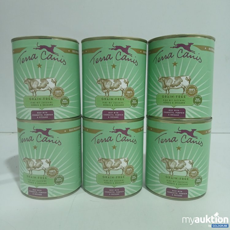 Artikel Nr. 898251 Artikel Nr. 898251: Terra Canis Hundefutter Rind mit Zucchini 6x800g