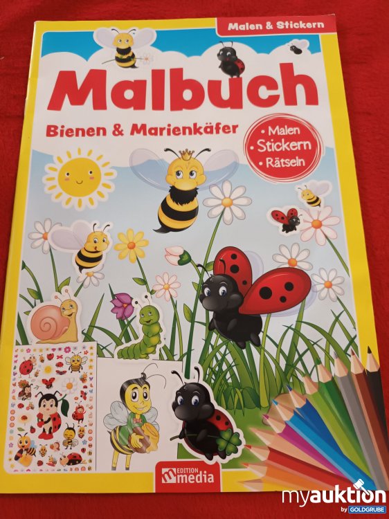Artikel Nr. 927251: Malbuch, Bienen & Marienkäfer