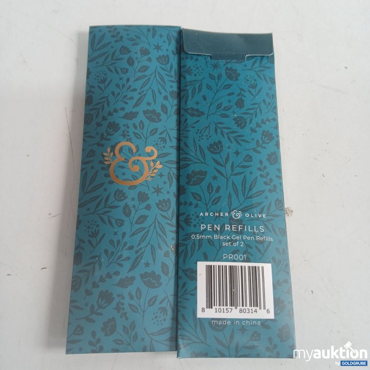 Artikel Nr. 964251: Archer Olive Pen Refills 0,5mm black set of 4 