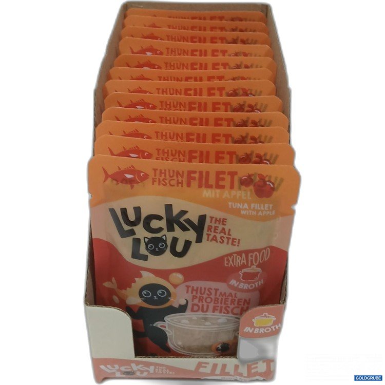 Artikel Nr. 973251: Lucky Lou Extra Food Thunfischfilet mit Apfel 12×70g