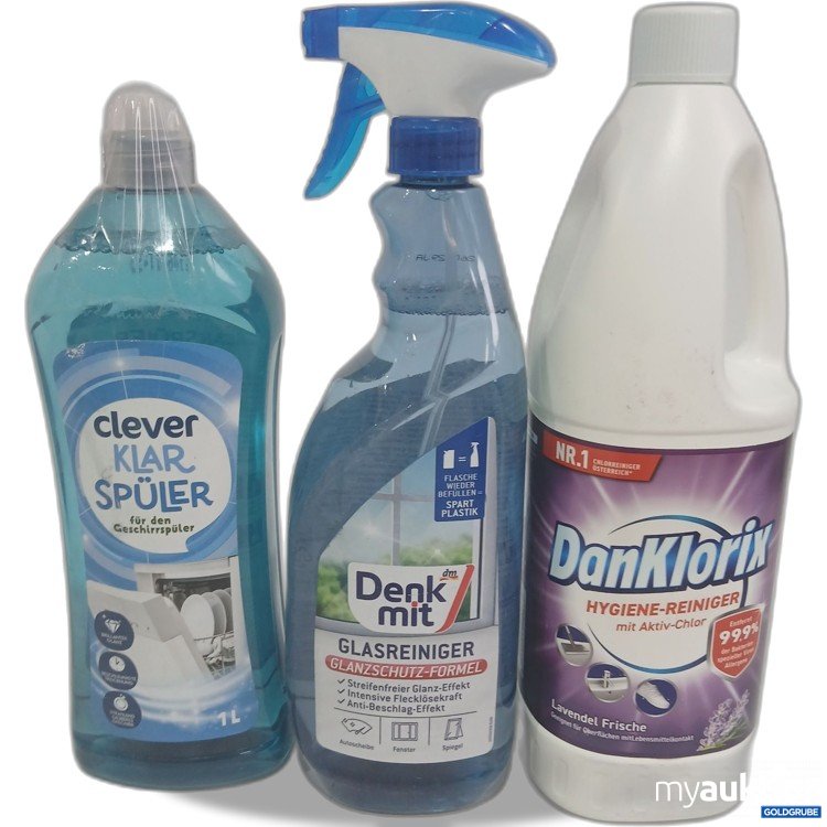 Artikel Nr. 981251 Artikel Nr. 981251: Diverse Reinigungsartikel (2x1L + 1x1,5L)
