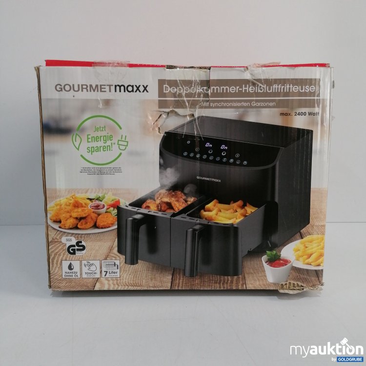 Artikel Nr. 340252 Artikel Nr. 340252: Gourmet Maxx Doppelkammer Heißluftfritteuse max. 2400 W