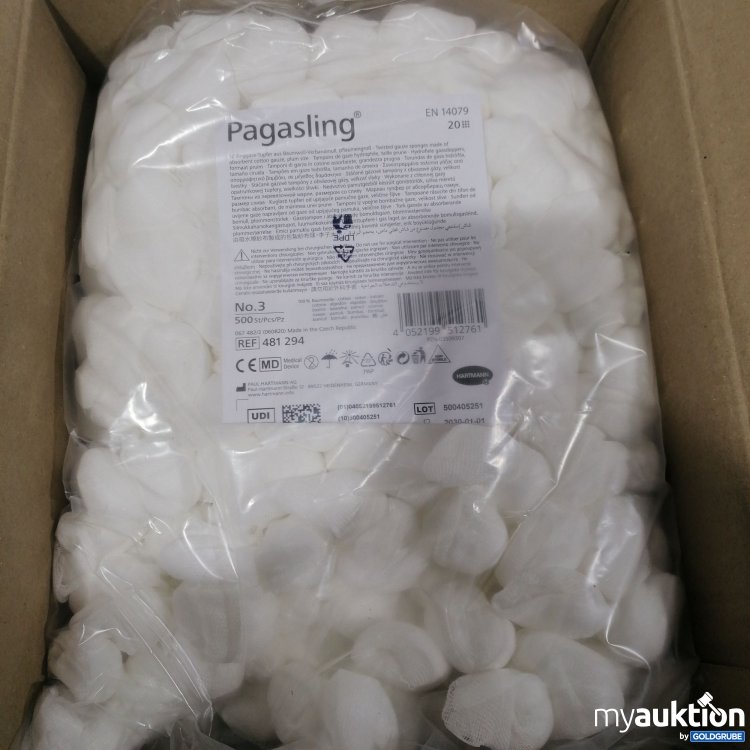 Artikel Nr. 522252: Hartmann Pagasling No. 3 Tupfer aus Verbandmull EN 14079 2x500Stk 