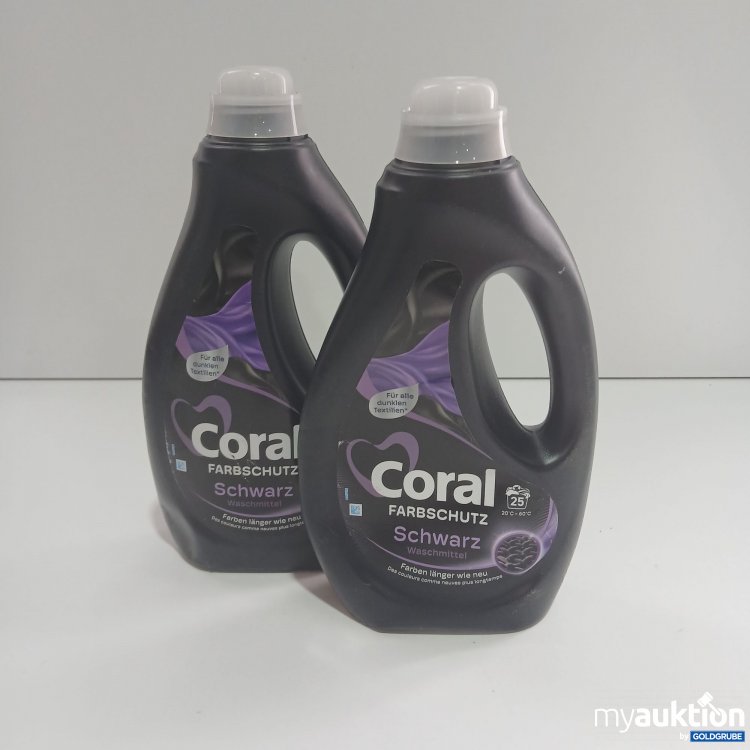 Artikel Nr. 825252: Coral Farbschutz Waschmittel 2x1,25l