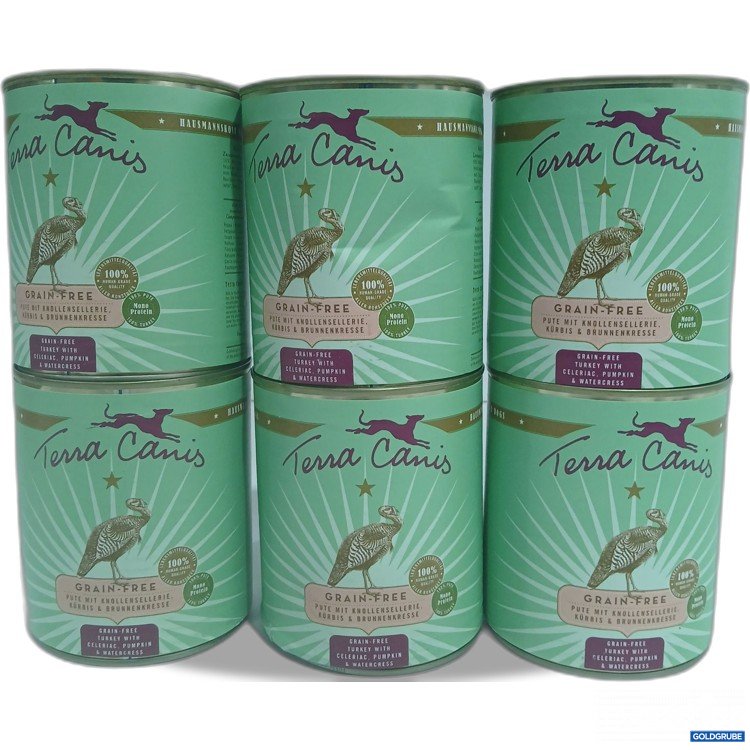 Artikel Nr. 898252: Terra Canis Hundefutter Pute mit Knollensellerie 6x800g