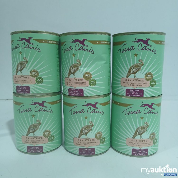 Artikel Nr. 898252: Terra Canis Hundefutter Pute mit Knollensellerie 6x800g