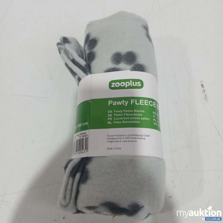 Artikel Nr. 930252 Artikel Nr. 930252: zooplus Pawty Fleece Blanket 100 cm