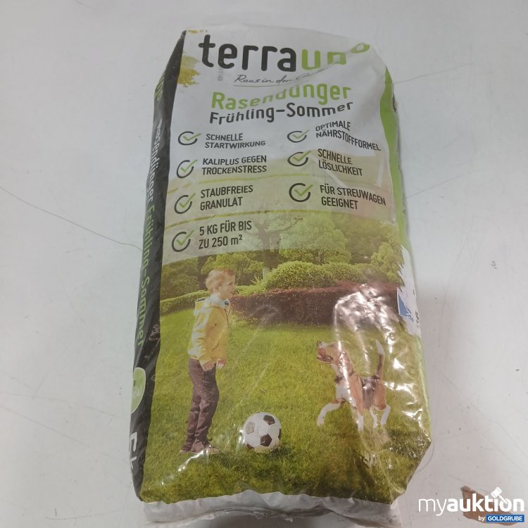 Artikel Nr. 940252: terrauno Rasendünger Frühjahr-Sommer 5 kg