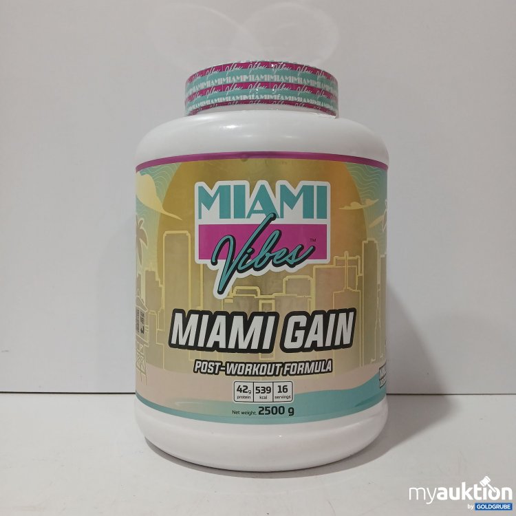 Artikel Nr. 955252: Miami Vibes Miami Gain Protein Vanille je 2500g