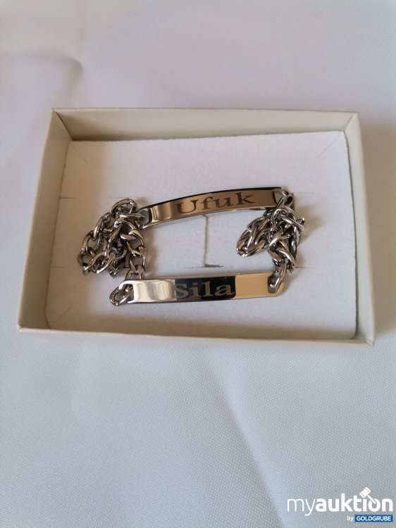 Artikel Nr. 836253 Artikel Nr. 836253: Armbänder mit Inschrift Silas Ufuk