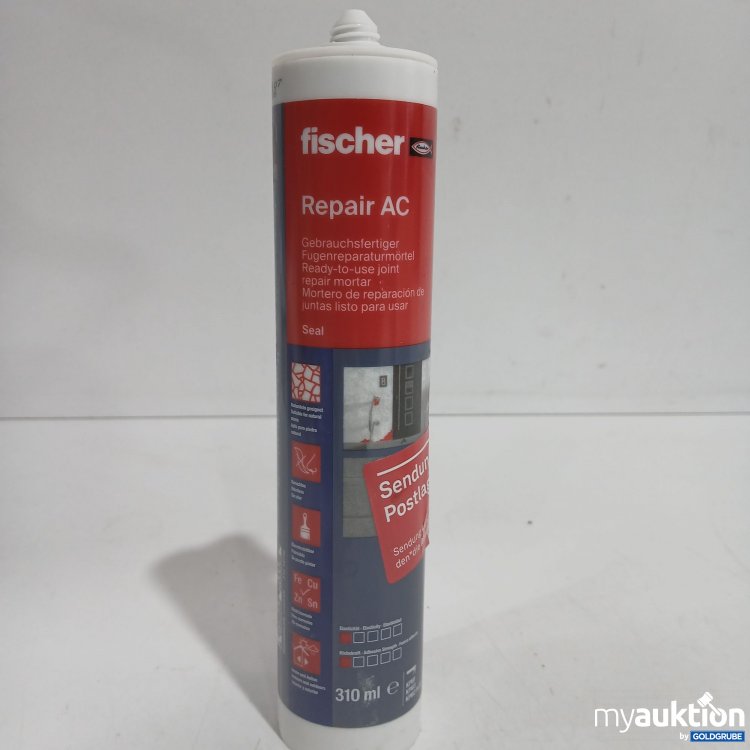 Artikel Nr. 876253 Artikel Nr. 876253: Fischer Repair AC gebrauchsfertiger Fugenreperaturmörtel 310ml zementgrau