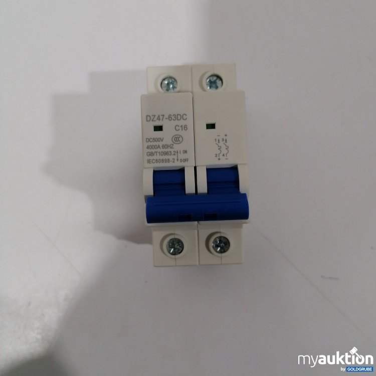 Artikel Nr. 878253: Trennschalter PV-Anlage Art:DZ47-63DC