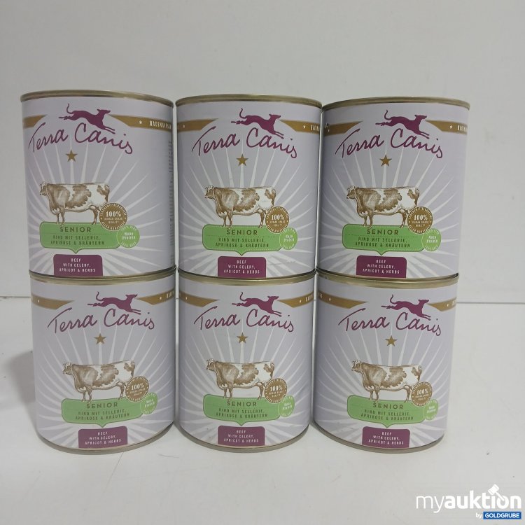 Artikel Nr. 898253 Artikel Nr. 898253: Terra Canis Senior Hundefutter Beef with Celery, Apricot & Herbs 6x800g