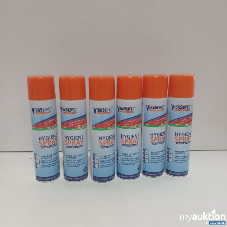Artikel Nr. 922253 Artikel Nr. 922253: VIBASept Hygiene Spray 6x400ml