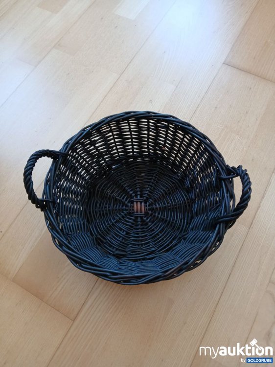 Artikel Nr. 929253: Korbteller Schwarz mit Griffen