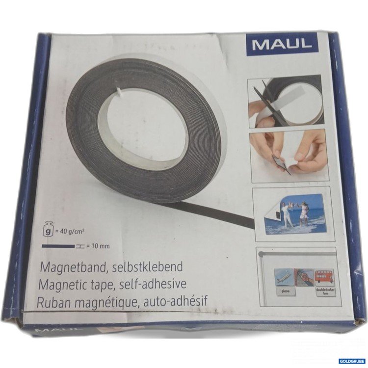 Artikel Nr. 932253: MAUL Magnetband selbstklebend 10 mm 40g 10m x 10mm
