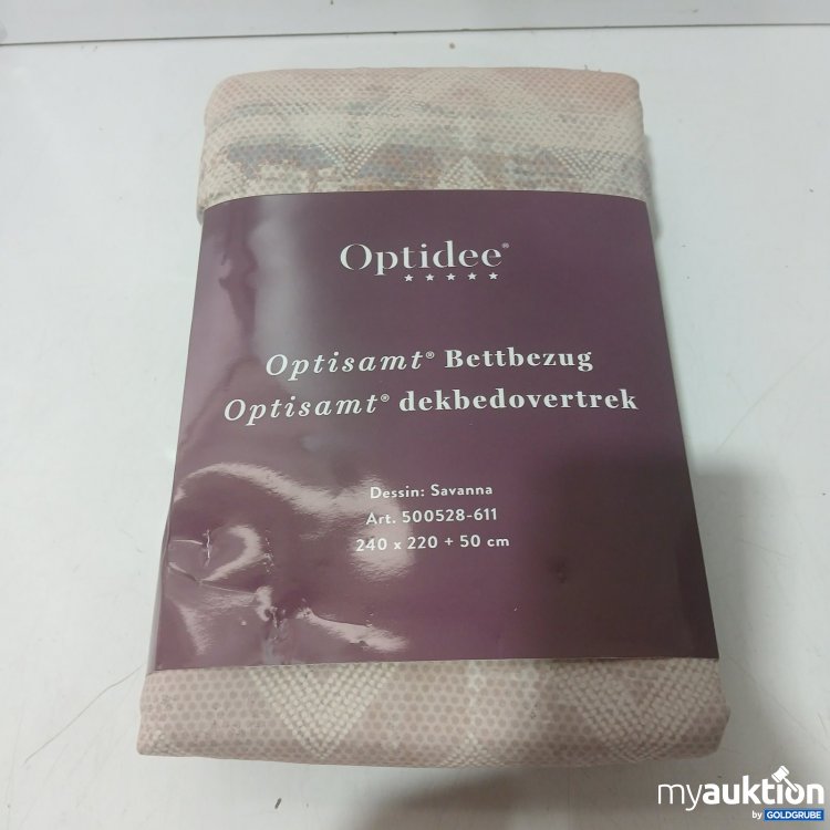 Artikel Nr. 468254 Artikel Nr. 468254: Optidee Bettbezug Optisamt 240 x 220 + 50 cm Dessin Savanna