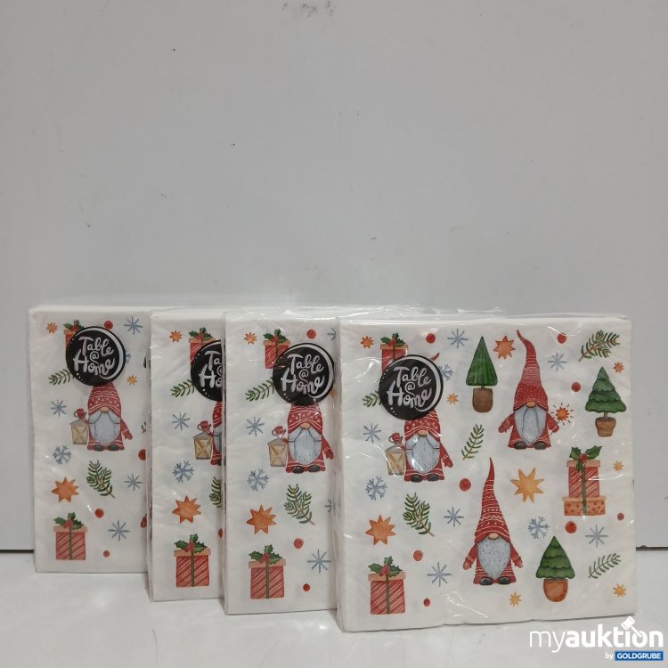 Artikel Nr. 527254: TableHome Servietten Weihnachtsmotive je 20 Servietten 4x33x33