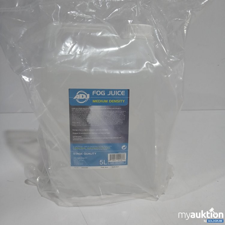 Artikel Nr. 818254 Artikel Nr. 818254: ADJ Fog Juice Medium Density 5L