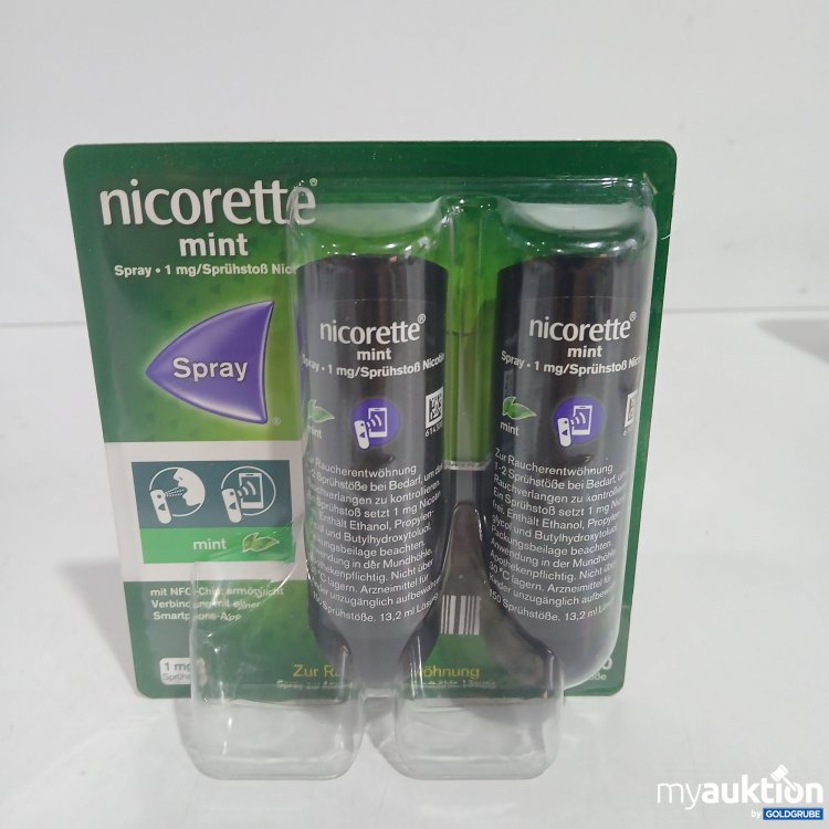 Artikel Nr. 845254 Artikel Nr. 845254: Nicorette Mint Spray 2x150 Sprühstöße