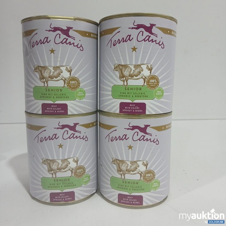 Artikel Nr. 898254: Terra Canis Hundefutter Senior Beef with Celery, Apricot & Herbs 4x800g