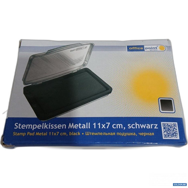 Artikel Nr. 920254: office point Stempelkissen Metall 11x7 cm schwarz