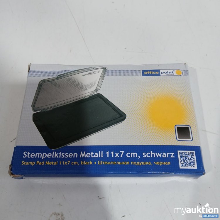 Artikel Nr. 920254: office point Stempelkissen Metall 11x7 cm schwarz